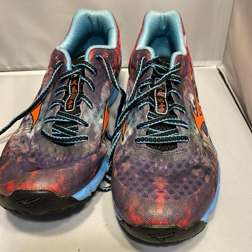 Mizuno - Wave Hayate Purple Gray Orange Blue Red - Women's. Sz 11 410615.8X2P